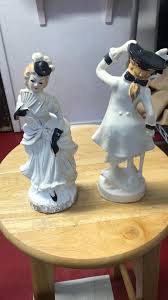 Vintage Victorian Pair of Figurines Japan Made Man and Women ...