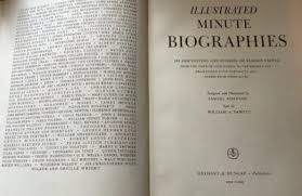 Illustrated Minute Biographies 150 Life by Nisenson DeWitt ...