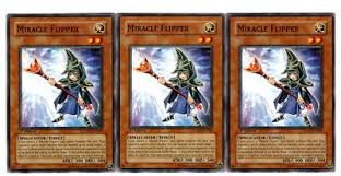 Yugioh- 3X Miracle Flipper - Common - 1st Edition - LODT ...