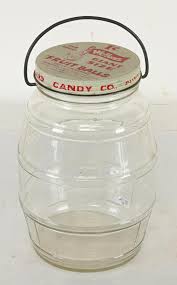 Sold at Auction: Vintage Wellons Giant Size Fruit Balls Candy Jar