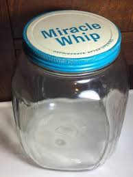 Vintage Miracle whip glass jar | eBay