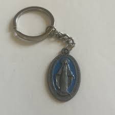 Miraculous Medal Virgin Mary Keychain | eBay