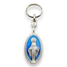 Catholic Key Ring - Keychain - Miraculous Medal - Catholic ...