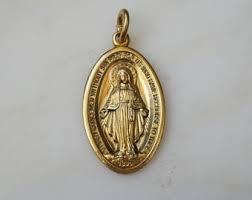 14K Gold Enamel Moses Medal / Antique Estate C1900 14K Gold Oval Enameled Religious Moses Small Medal Pendant / Miniature Gold Medal 7/8" - Etsy