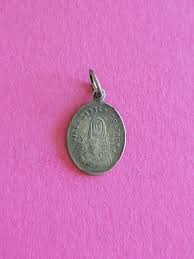 Religious Antique French Catholic Silver Plated Medal Pendant Medallion of Holy Mary With Sword, Mater Dolorosa and Jesus Christ. - Etsy