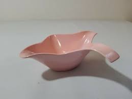 Vintage Pink Melamine Melmac Gravy Boat Sauce Bowl 3 Spout ...