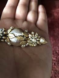 Antique / Vintage Miriam Haskell Jewelry Brooch, Gemstone UNIQUE 3 Of 3 Listed | eBay