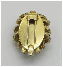 Roger Jean Pierre Christian Dior Style Rhinestone Fur Clip ...