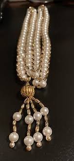 Vintage 1970s 27 inch faux Pearl necklace | eBay