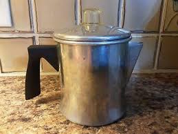 Vintage Mirro Aluminum 4 Cup Percolator For Camp Stove ...