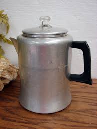 Vintage Mirro Aluminum Coffee Pot Camping #492 Complete ...