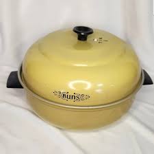 Mirro | Kitchen | Mirro Bun Warmer Mcm Vintage 2piece No ...