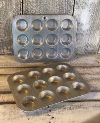Vintage Pair Mini Muffin Tins Mirro Kitchen Pride , Pair ...