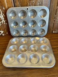 Aluminum Mini Muffin Tins,set of 2 Mini Cupcakes,aluminum ...