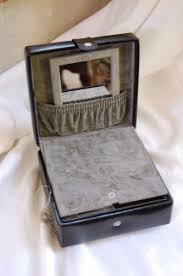 NWT WOLF Designs Black Leather Men's Valet/Travel/Toiletry ...