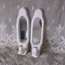 Vintage Wood Wall Candlestick Holder, Cottage Chic, Shabby Chic Candlestick Holder, Wall Candle Holder, Linen White, Distressed, Wall Sconce - Etsy