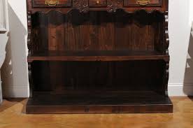 French 19th Century Carved Wooden Faux-Palier Cupboard from Normandy For Sale at 1stDibs