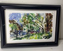 MISHA LENN SERIOLITHOGRAPH "COMMONWEALTH IN BLOOM" PROFESSIONALLY FRAMED | eBay