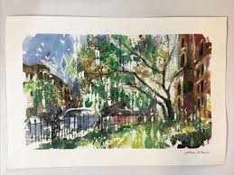 Commonwealth in Bloom by Misha Lenn Park West Gallery Seriolithograph COA 7x9 | eBay