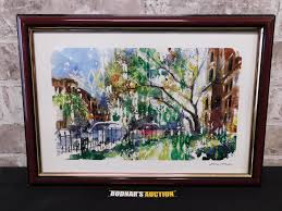 Sold at Auction: Misha Lenn, "Commonwealth in Bloom" Serio lithograph by Misha Lenn