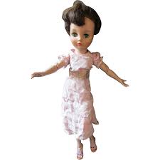 1962 Miss Twist Dollikin 19" positional poseable doll by ...