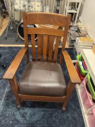 Wooden Arts & Crafts Movement Rocking Chair Antique Chairs for sale | eBay