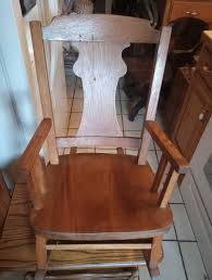 Oak Mission Child's Rocker / Rocking Chair | eBay