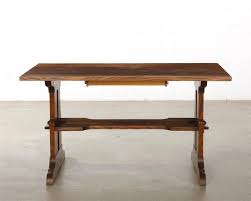 Lot - A Warren Hile Studio Arts & Crafts style library table modern