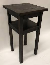 Sold at Auction: Square Mission Oak Plant Stand