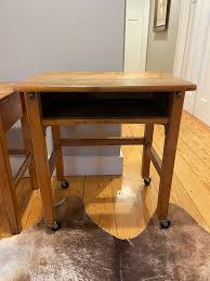 Late 20th Century Vintage School Desks - a Pair | Chairish