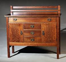 Lot - Gustav Stickley Oak Sideboard #816, Circa 1905