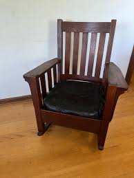 ANTIQUE good HARDING Rocking Chair in Good Condition - W991 ...