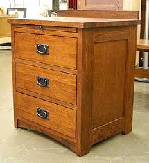 Mission Oak Server With 3 Drawers, Plate Rail