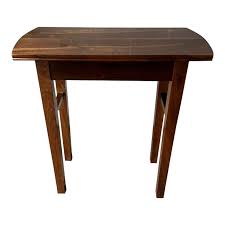 Vintage Solid Handcrafted Rosewood Narrow Side End Table ...