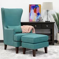 Picket House Furnishings Kegan Modern Teal Storage Ottoman ...