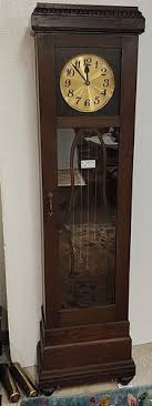 Oak Grandfather Clock 6' 9 1/2"H X 22"W X 11 1/2"D for sale ...