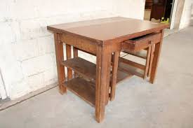 Mission Style Oak Library Desk