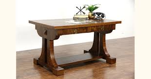 Arts & Crafts Quartersawn Oak Library Table or Desk 54" Wide