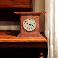 New Handmade Cherry Modern Mantel Clock - Etsy