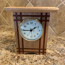 Small Criss Cross Clock Modern Mission Soft Tone HANDMADE in USA Retirement Wedding Anniversary Birthday Thank You GIFTS - Etsy