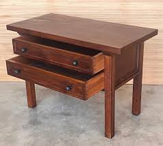 20th Century Spanish Nightstand or Side Table with Two ...
