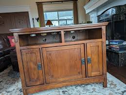 Mission Style TV Stand for Sale in Redlands, CA - OfferUp
