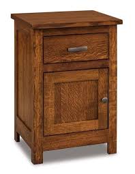 Flush Mission Nightstand Cabinet from DutchCrafters Amish ...