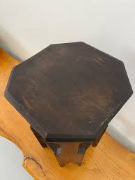 1970s Vintage Wooden Primitively Designed Decorative Side ...