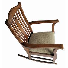 Early 20th Century Pre War Mission Style Oak Rocker by the Allen Chair Co. | Chairish