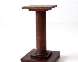 Antique Mission Style Pedestal Stand - Etsy