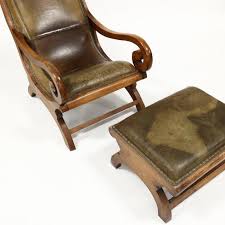 British Colonial Plantation Style Chair and Ottoman (Lot 462 - New Year's Gallery AuctionJan 6, 2018, 9:00am)