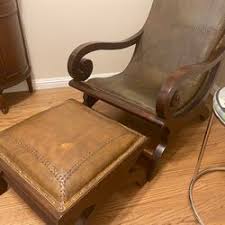 Leather Chair and ottoman for Sale in Los Angeles, CA - OfferUp