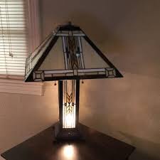 Robert Louis Tiffany Drake 25 1/2" Mission Night Light Table Lamp - #1K858 | Lamps Plus