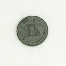 Missouri Sales Tax Receipt Coin - Etsy